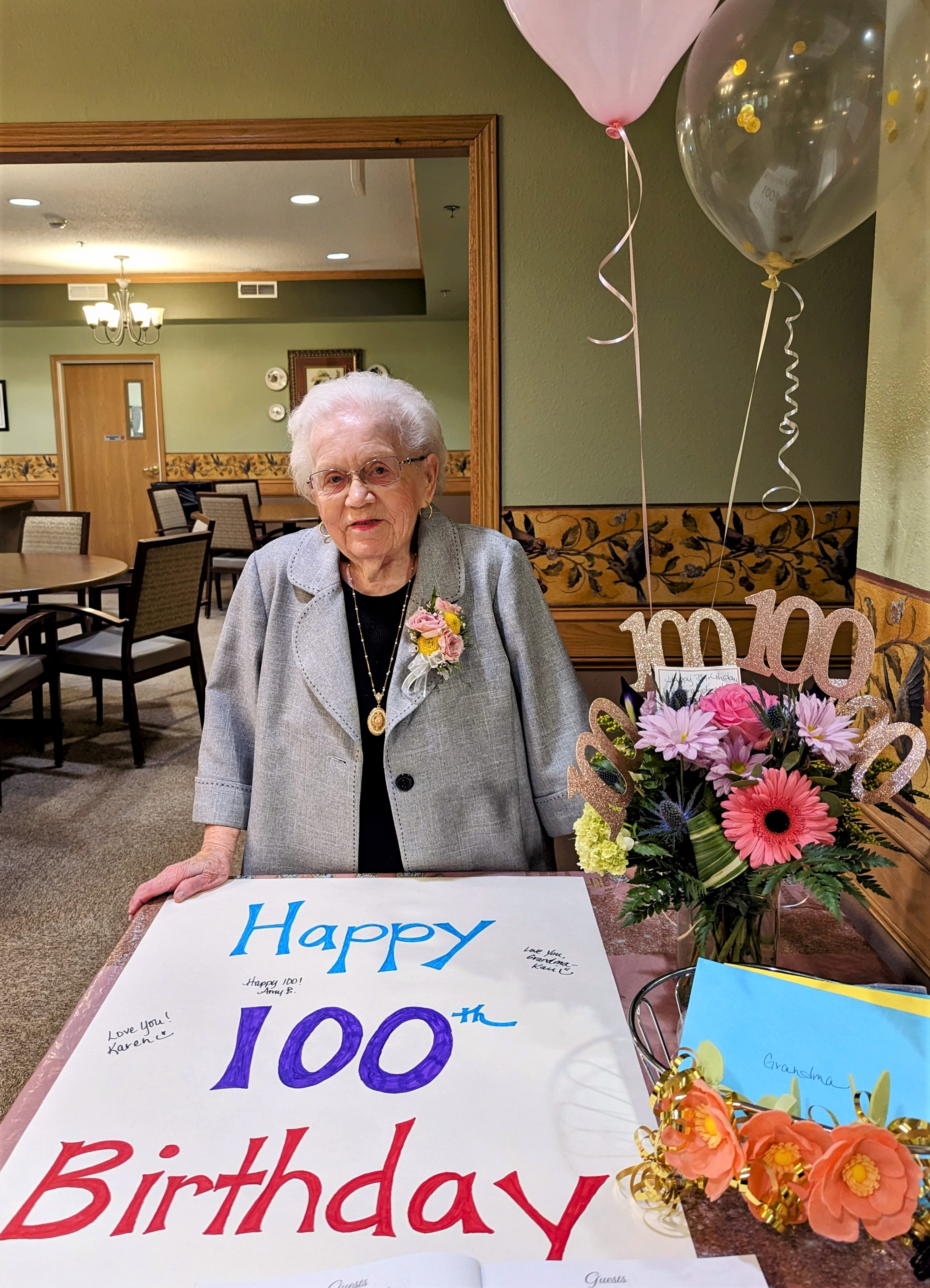Dee Schmidtke, 100, birthday, 2024