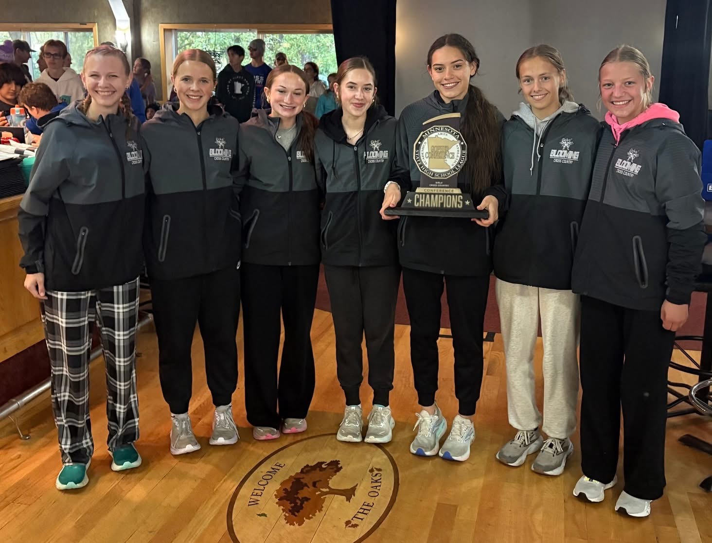 Blooming Prairie, cross country, girls, champions