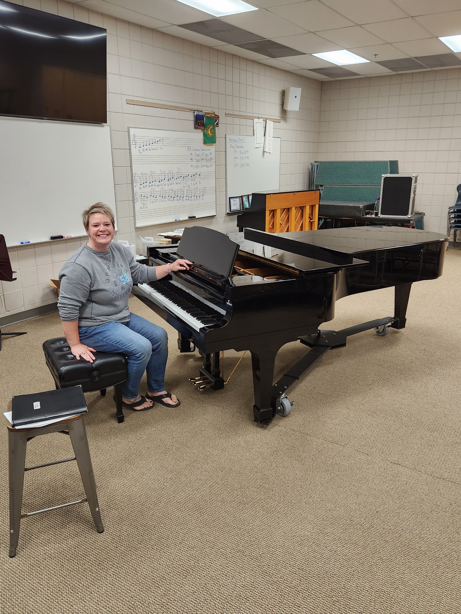 BP School gets grand deal on piano