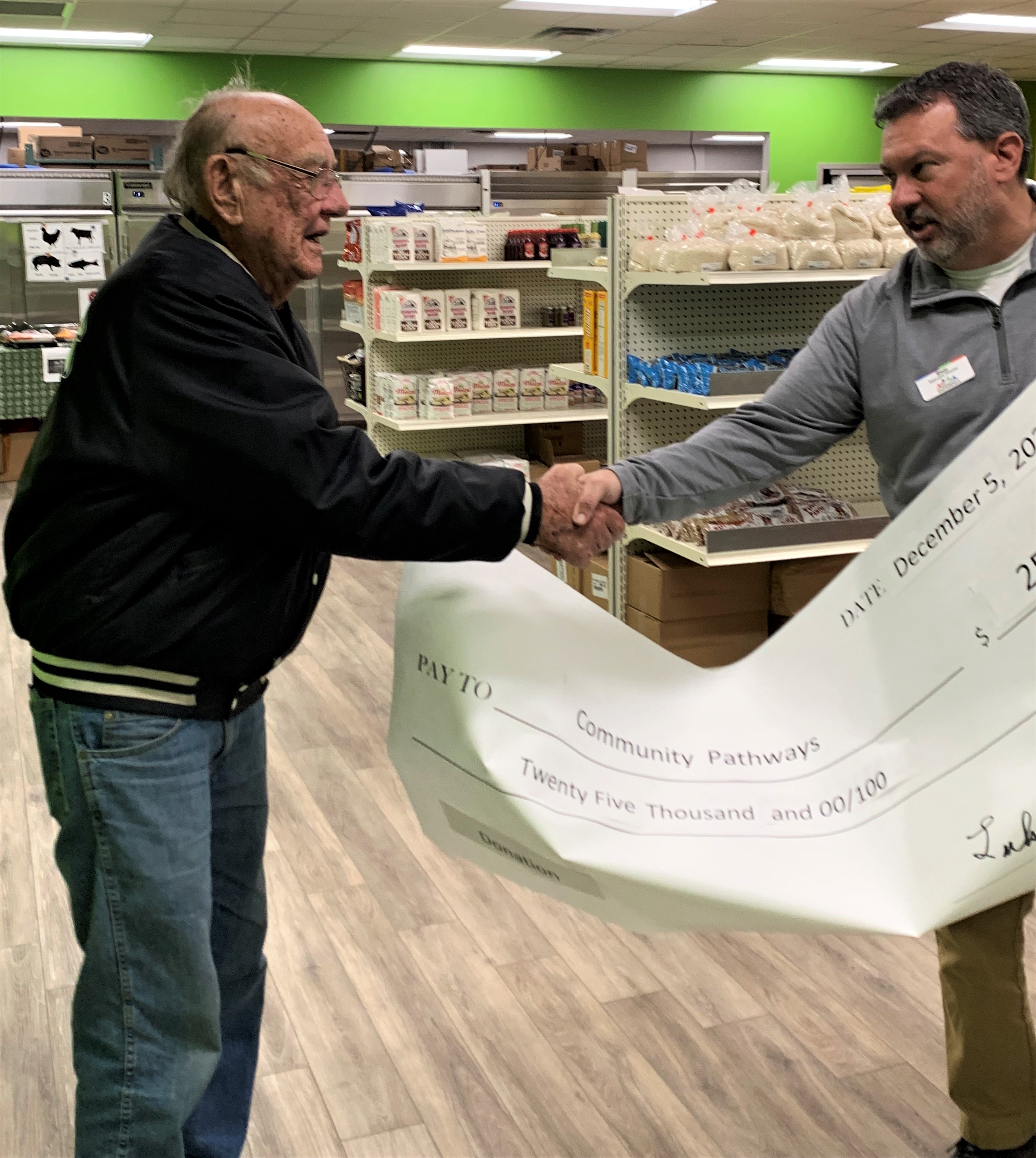 Farmer continues to feed people with $25K donation