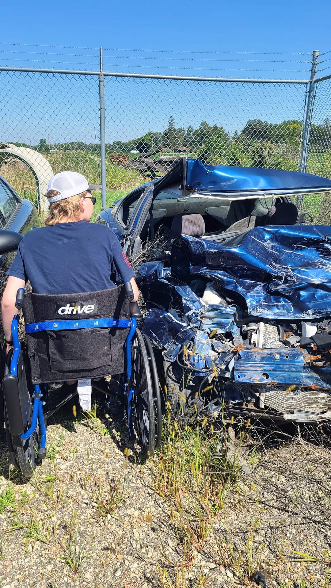 car crash, hayfield, steele county, tyler