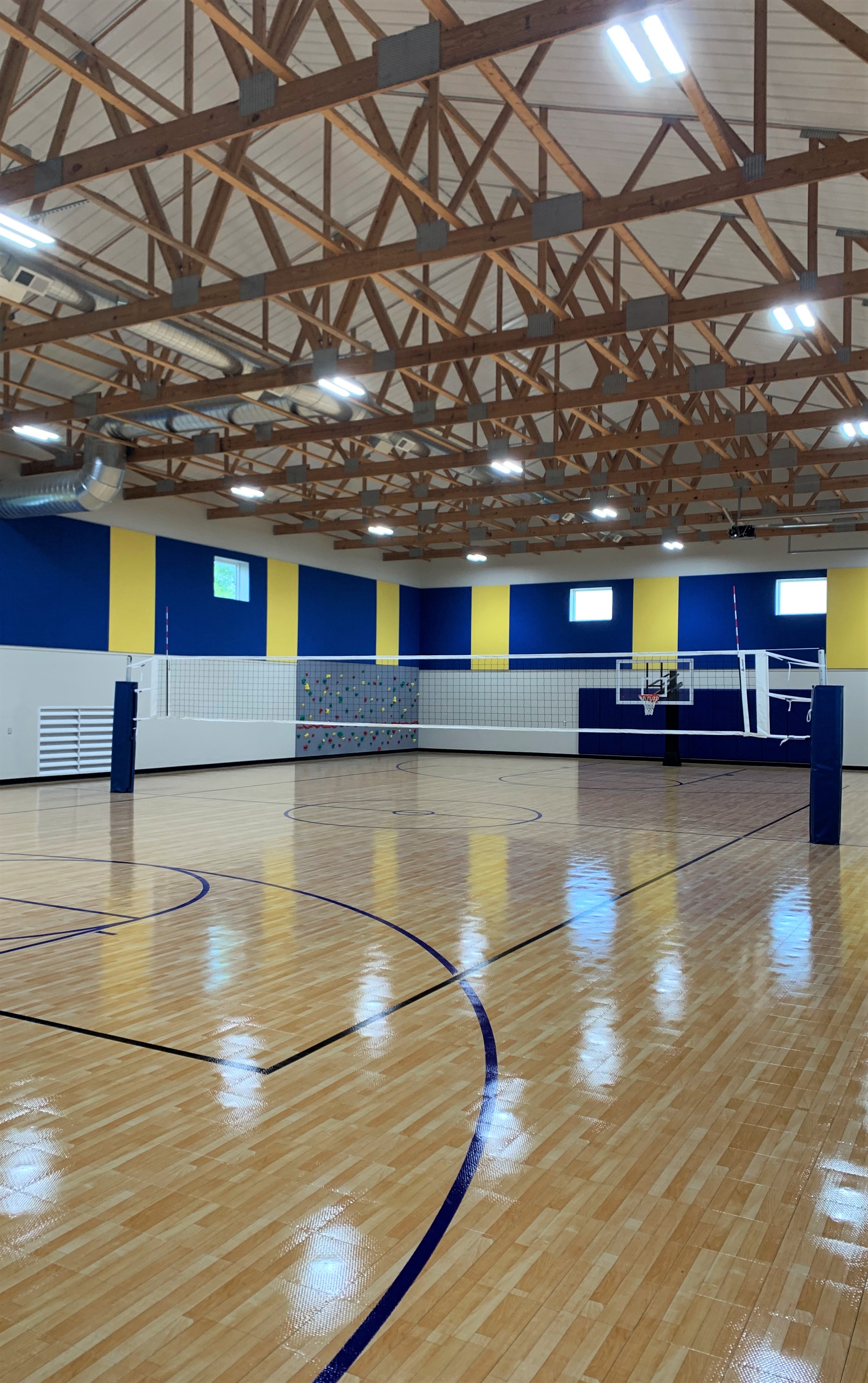 Leo Augusta, gym, blooming prairie