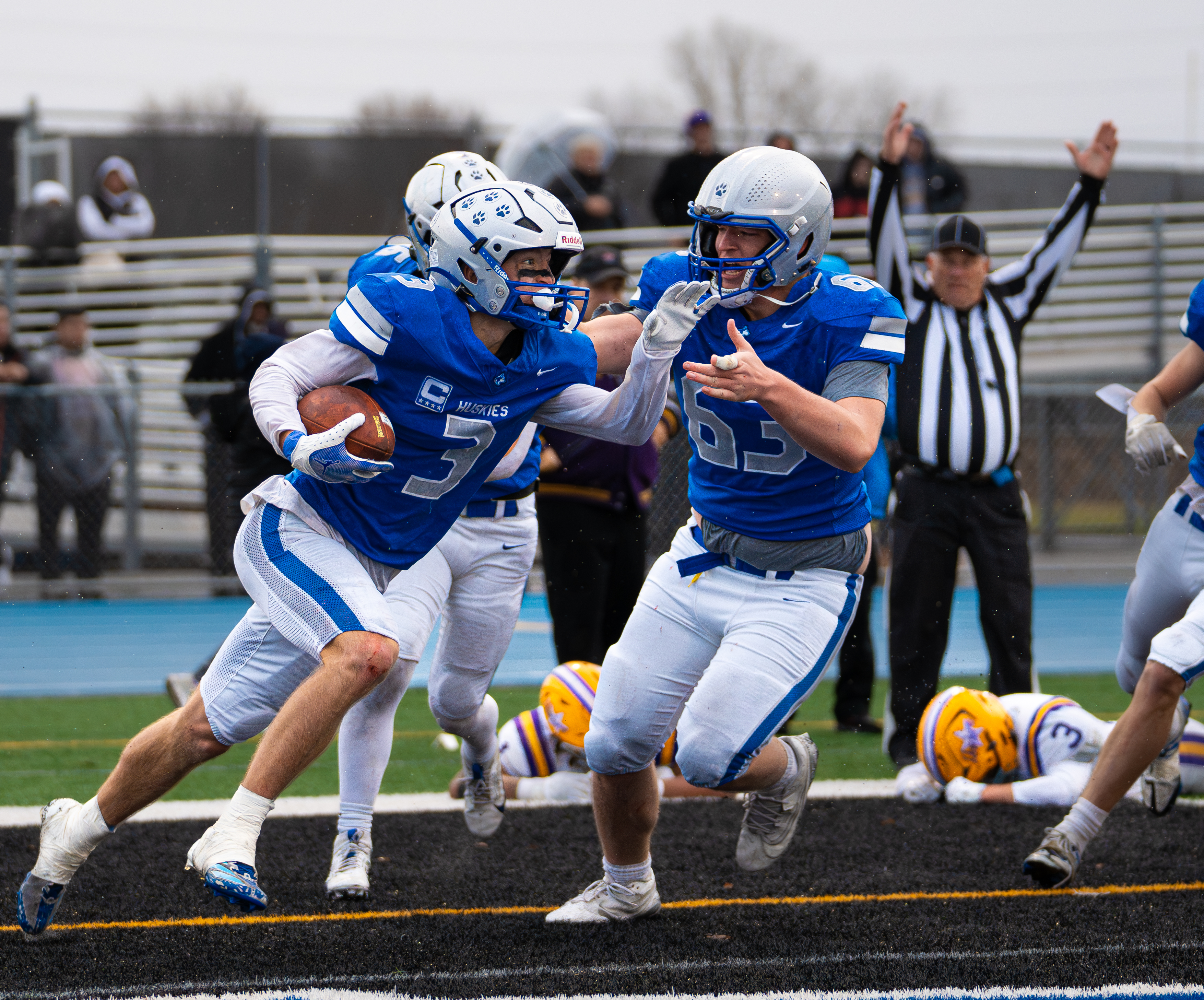 Owatonna Huskies, football, 2024, Nolan Ginskey, Class AAAAA