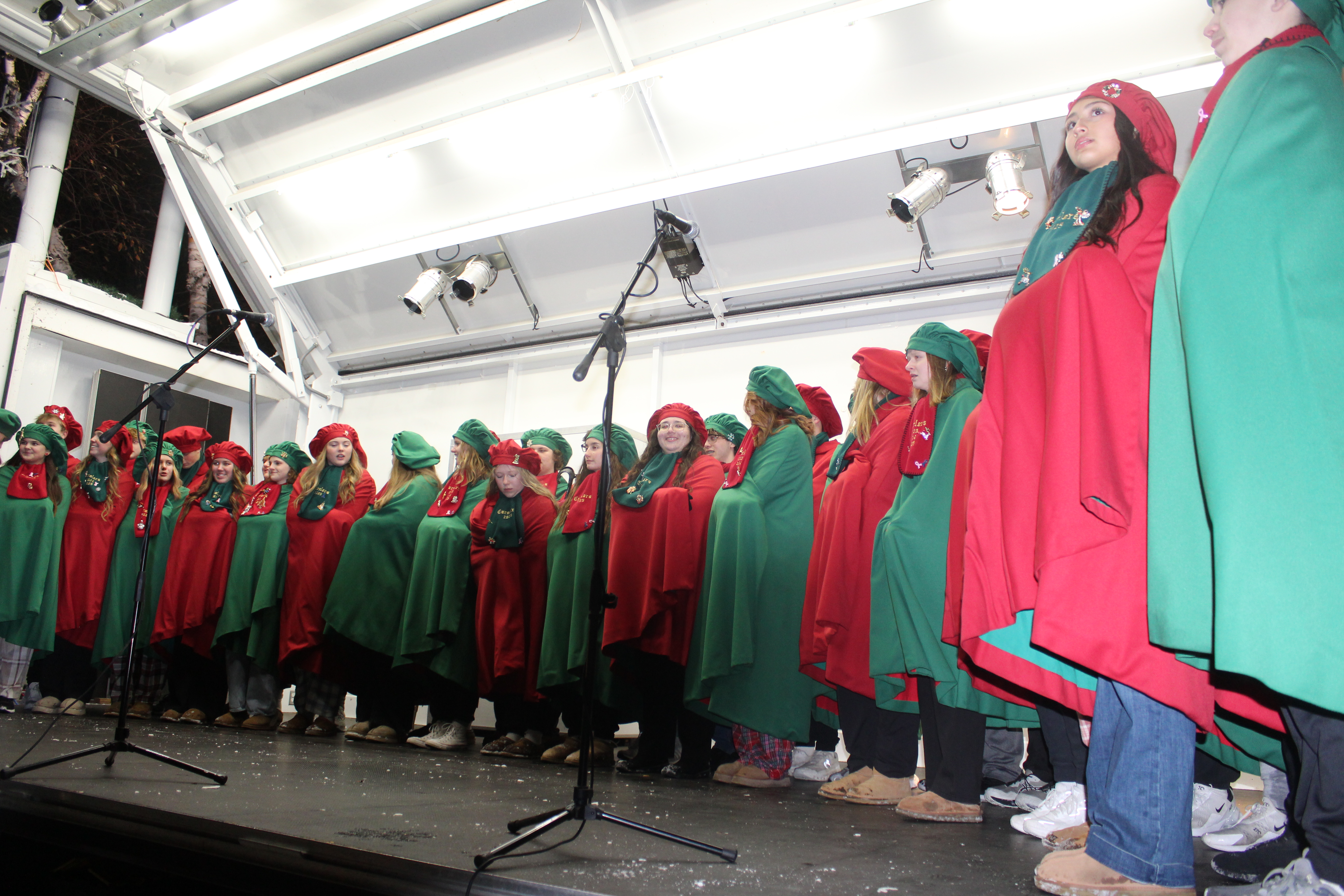 Owatonna High School carolers, 2025