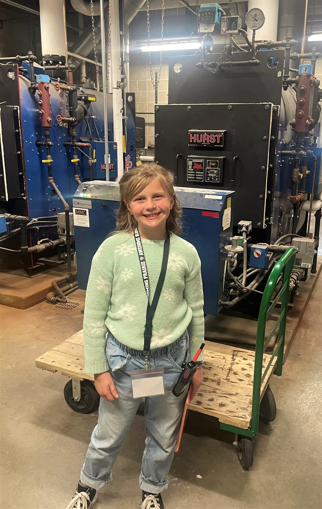 Lake LaMotte, blooming prairie, principal for a day