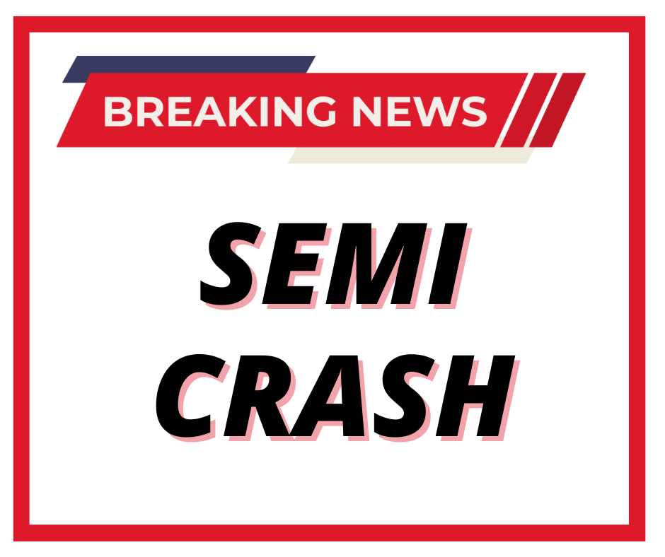 semi crash, hwy 14, january 2024, steele county