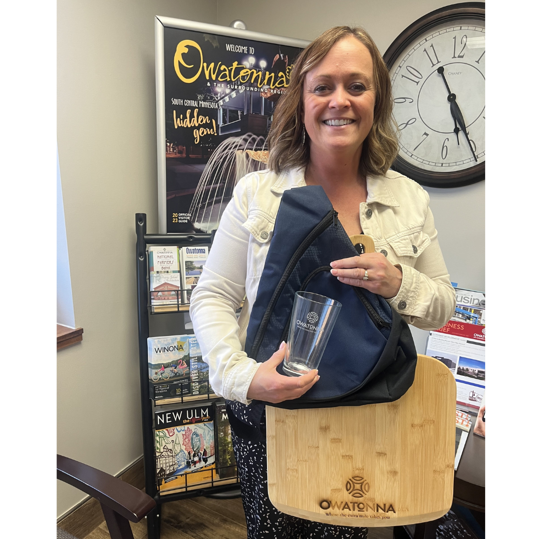 Glenda Smith, tourism, owatonna, shop and dine