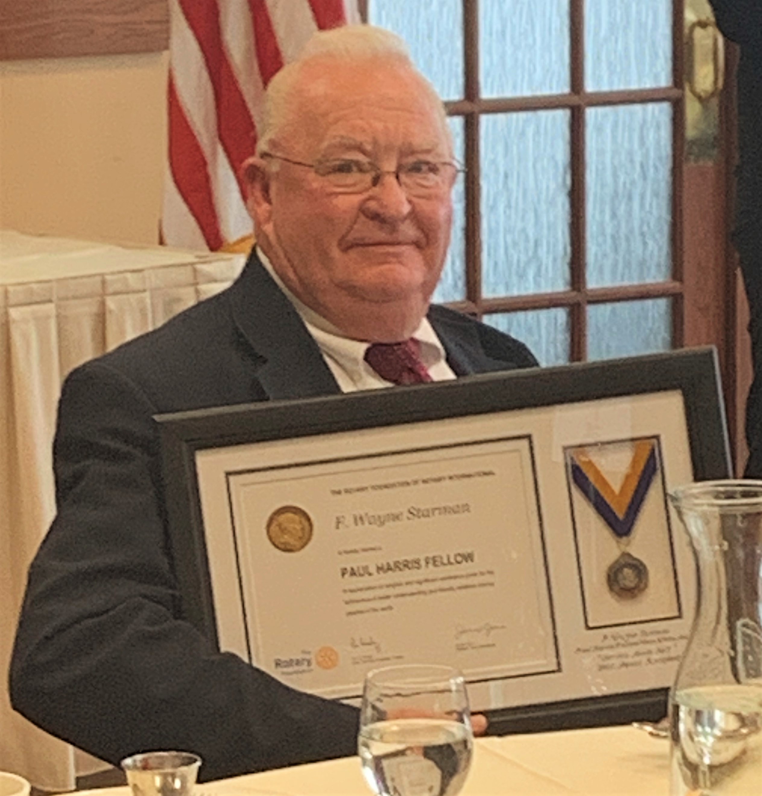 Wayne Starman, Owatonna, award, rotary