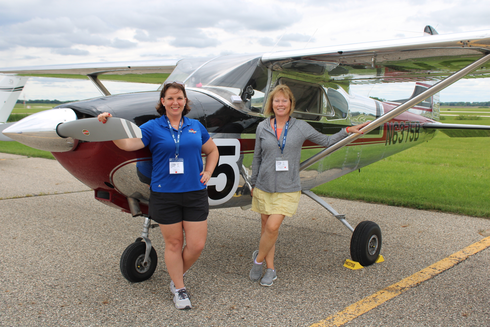 jeri barrientos, mary mcmahon, air race, owatonna