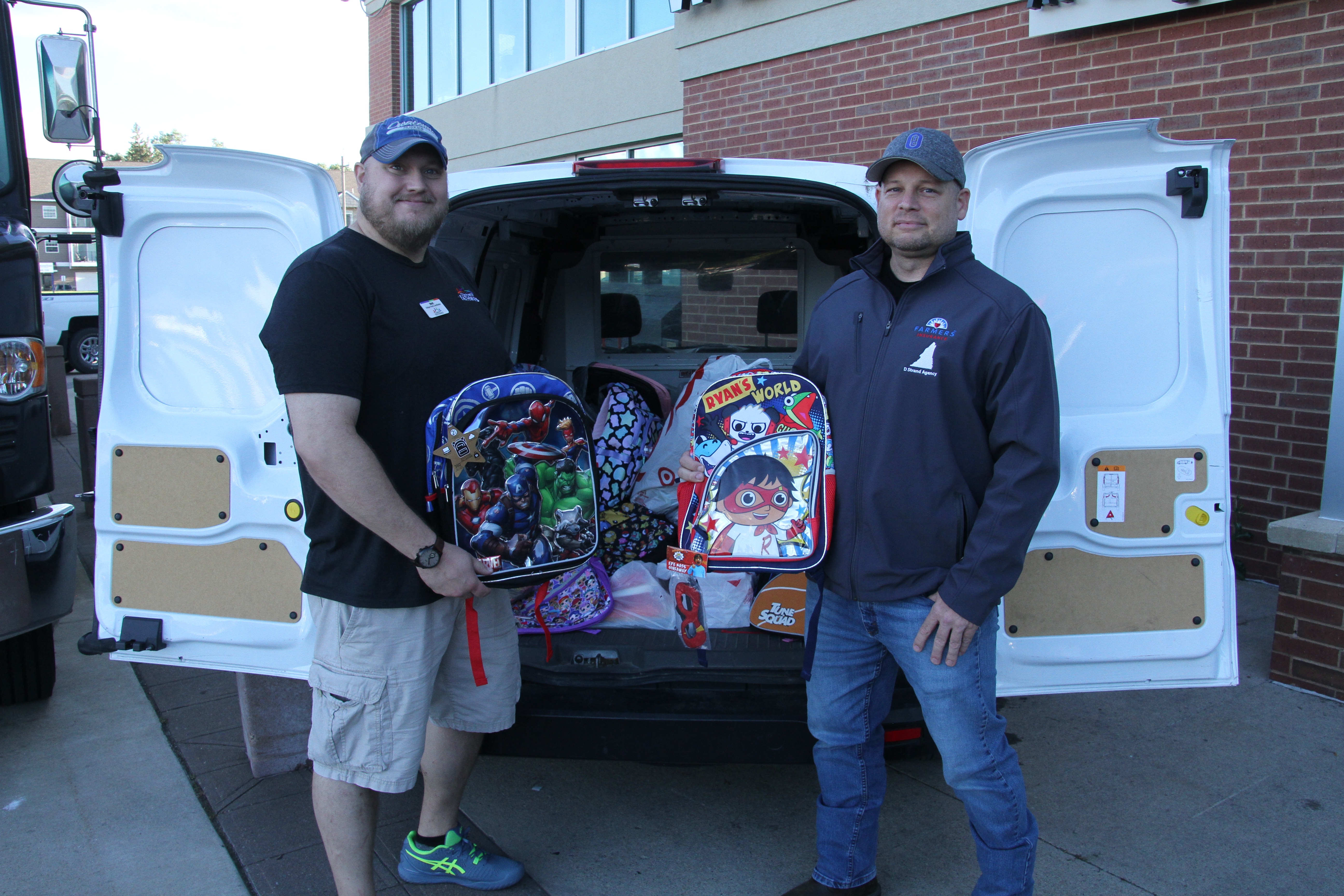 Back to school, Community Pathways, Matt McLaughlin, Dave Strand, Farmers Insurance