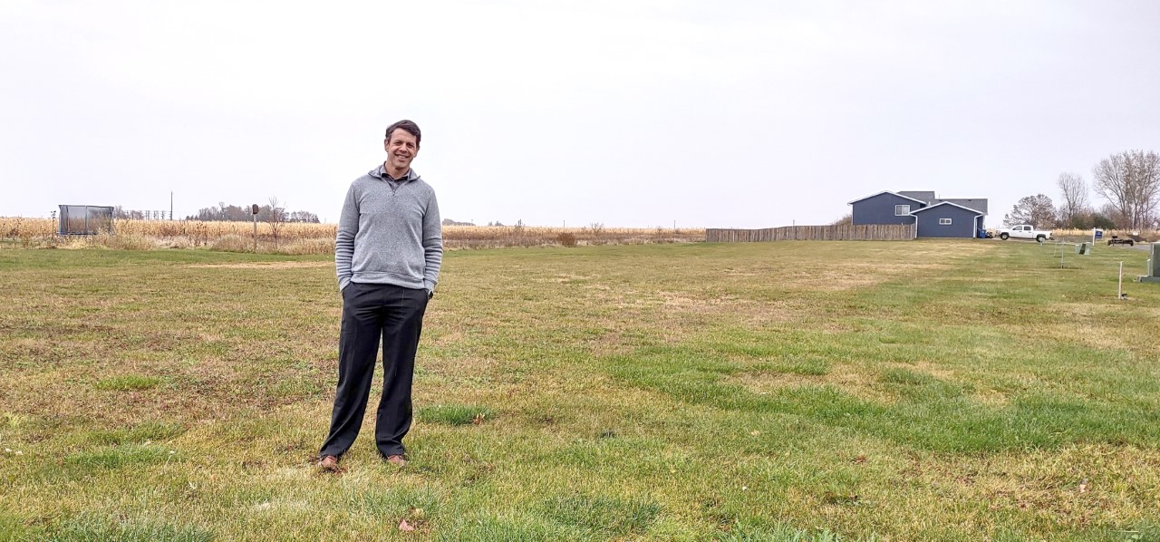 Matt Durand stands ready to help area residents find affordable housing in nearby Claremont. Durand operates Arden Home Services in Owatonna. 