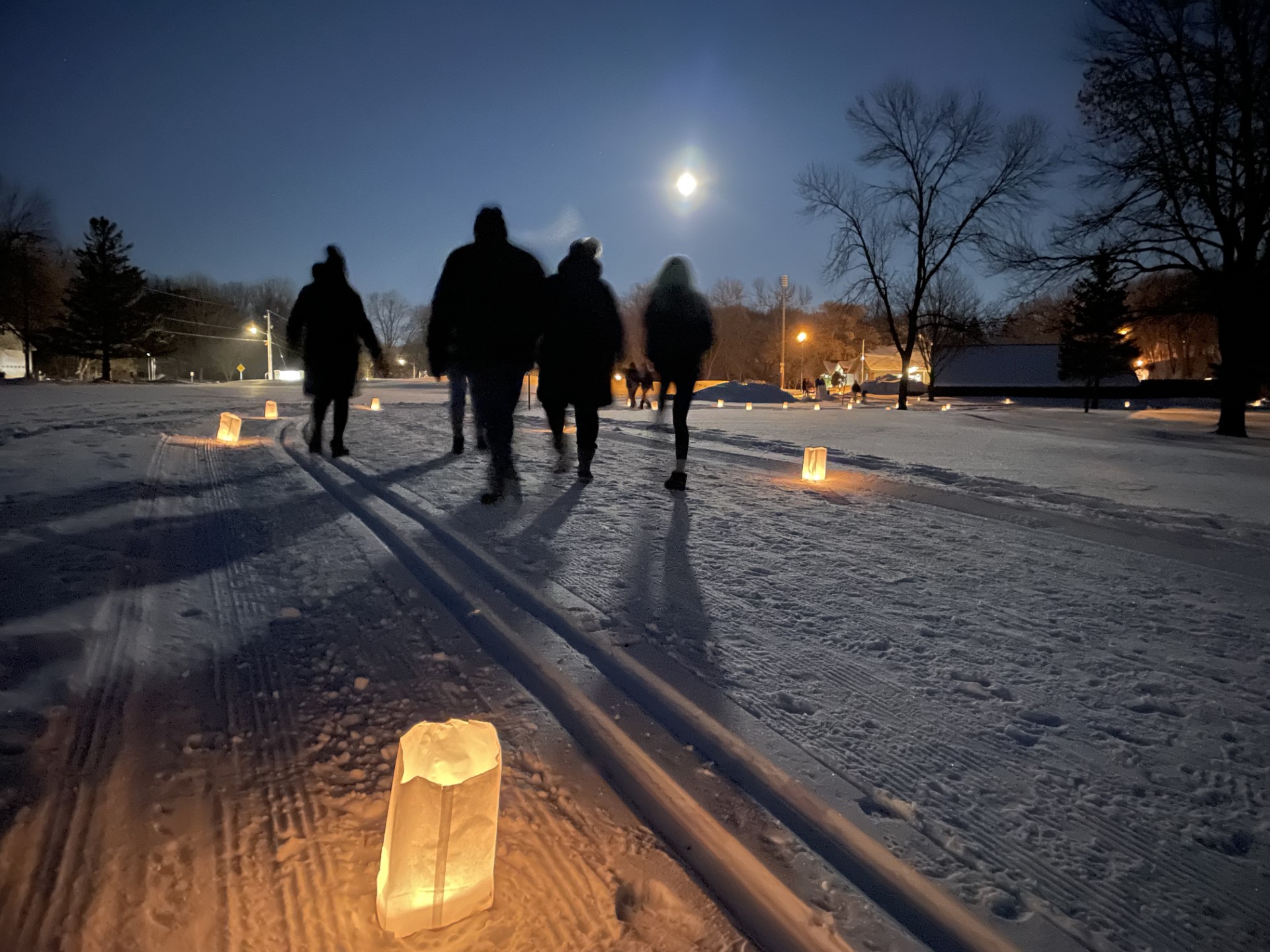 bold and cold, owatonna, luminary walk