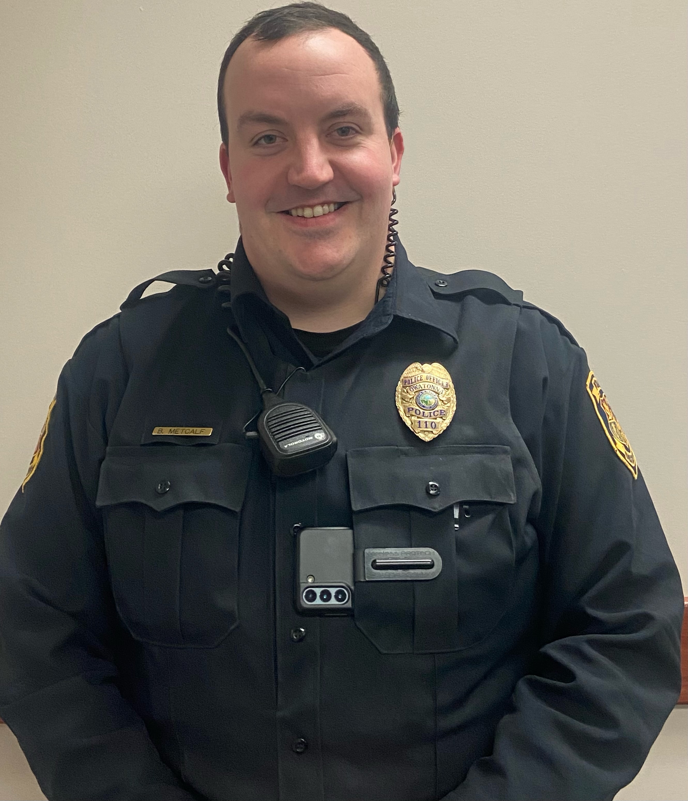 Owatonna Police Officer Ben Metcalf has been named honorable mention DWI All-Star in Minnesota.