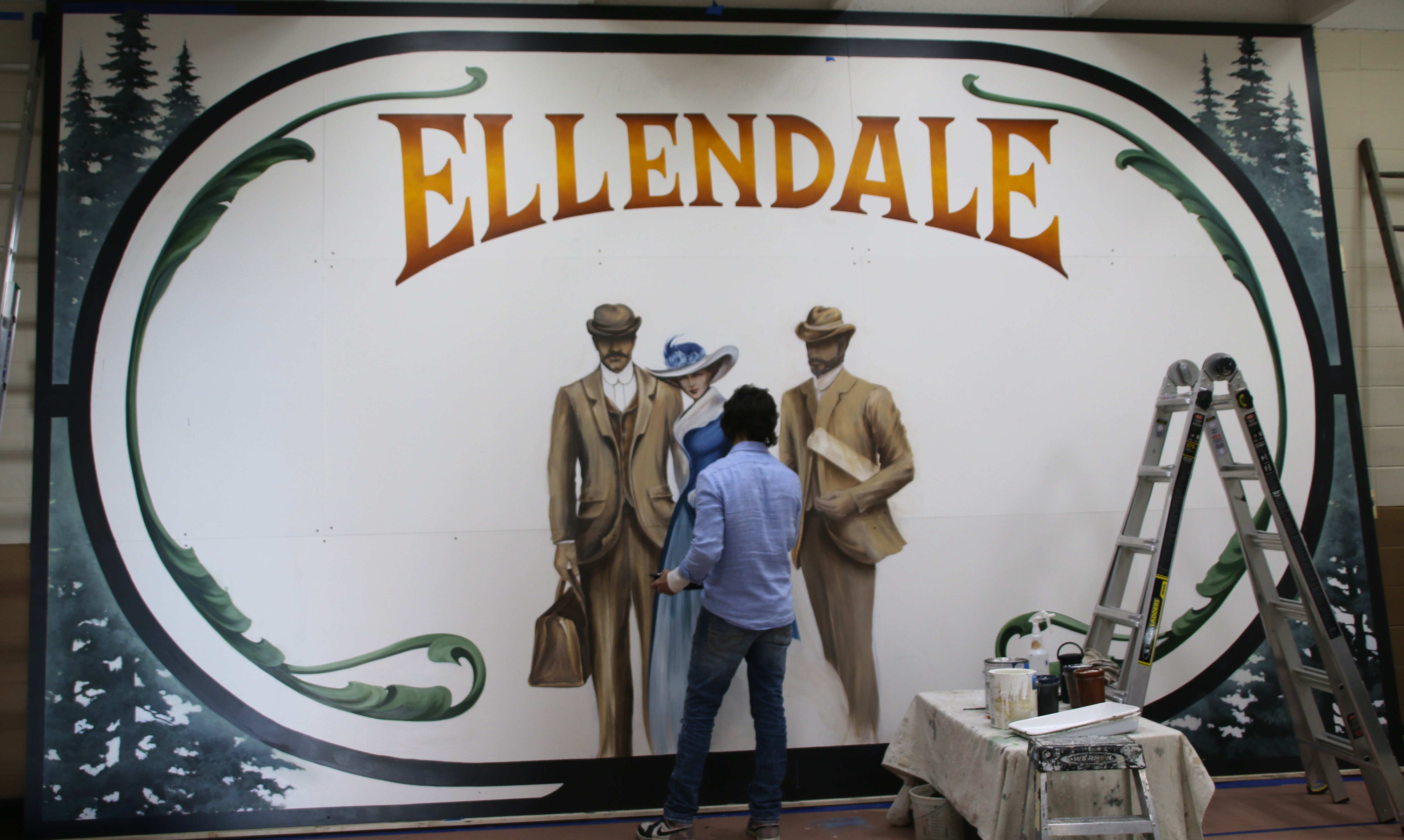 Ellendale mural, chandler anderson, ellendale, mn