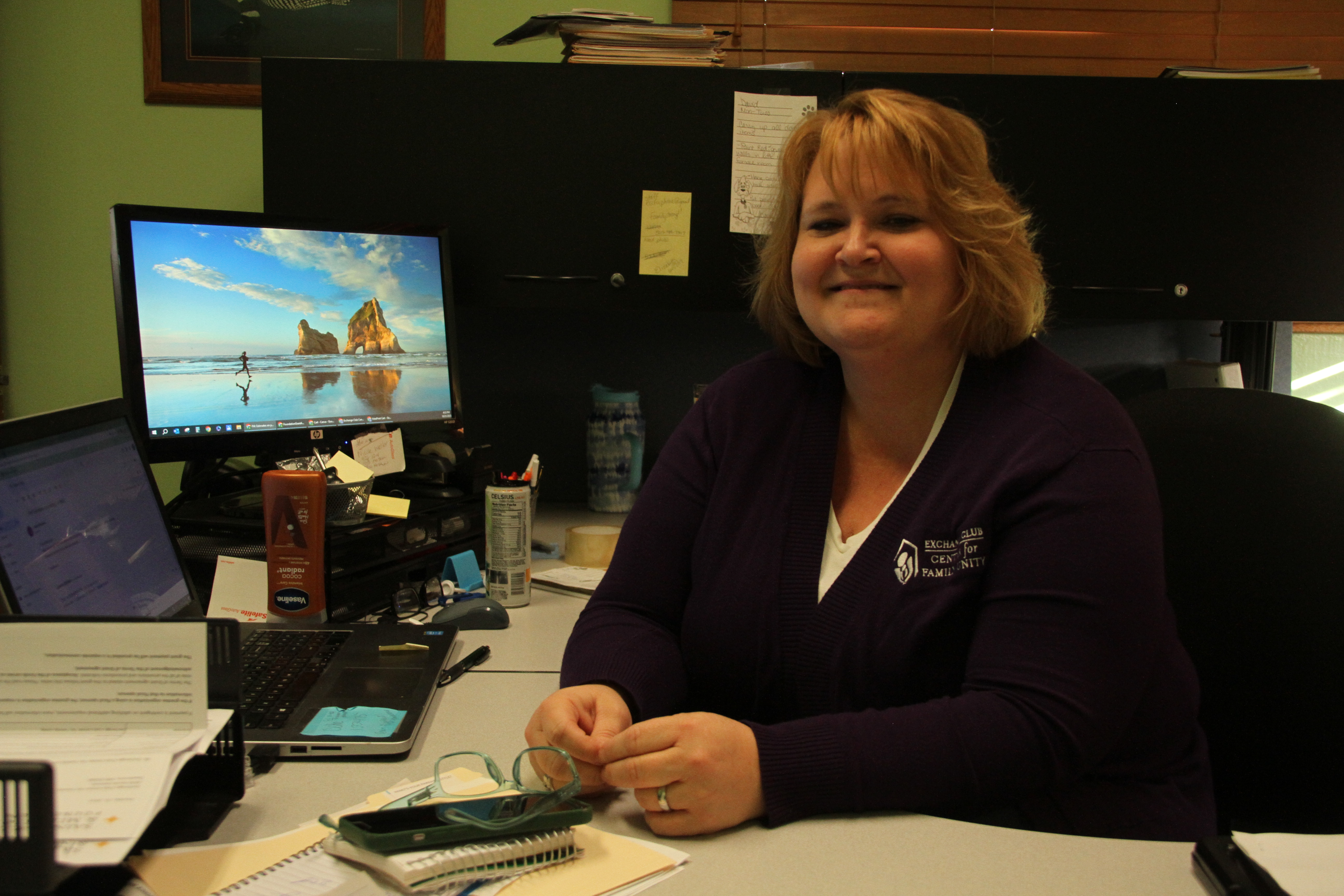 Beth Hortop, Exchange Club Center for Family Unity, Owatonna, Steele county