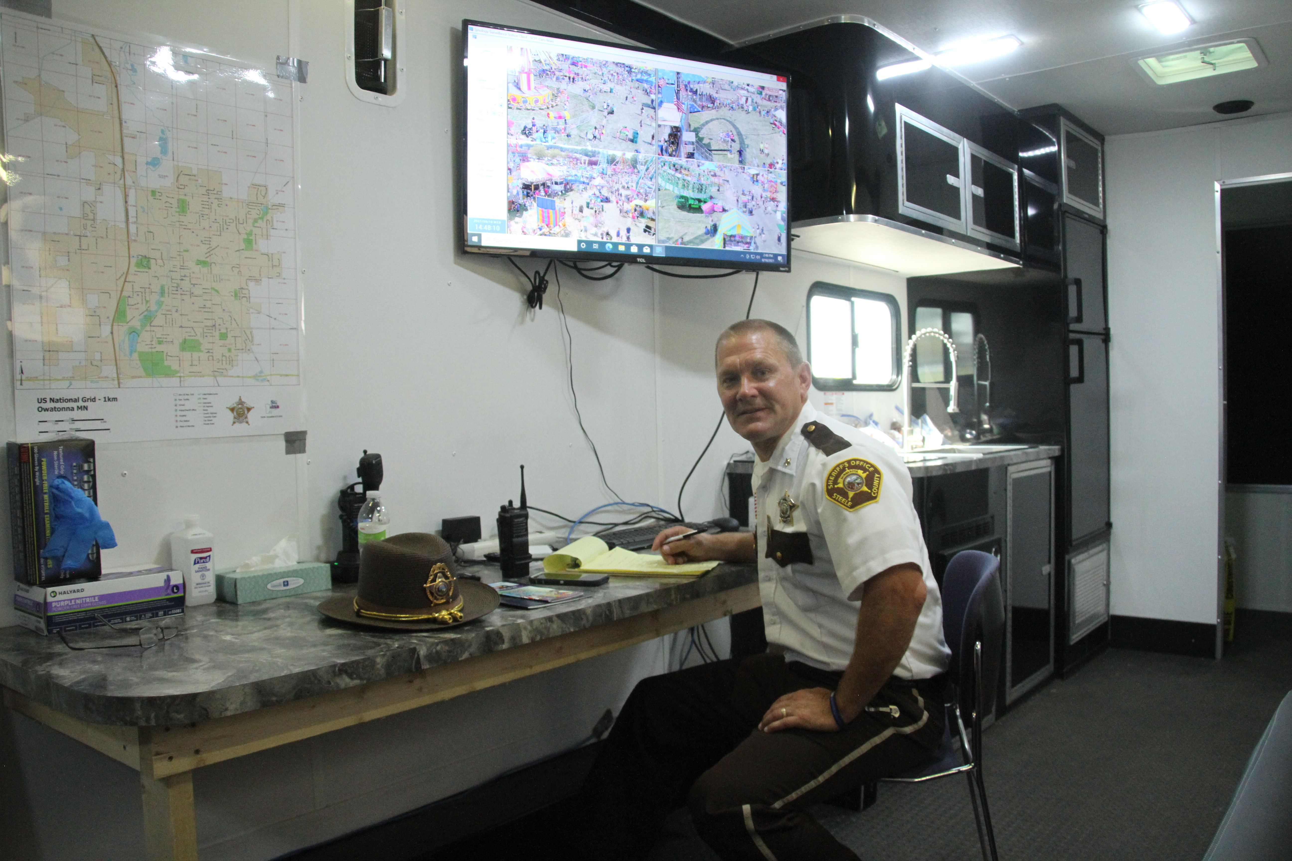 security cameras at the fair, steele county free fair, security, baker tech services