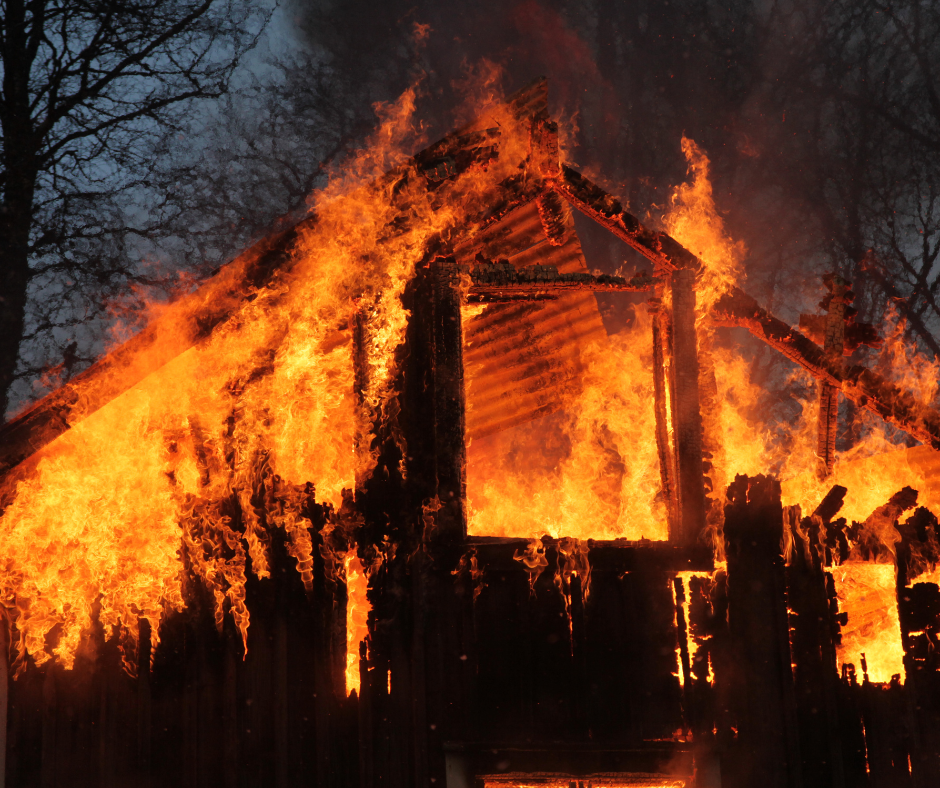 Owatonna fire department, planned burn, october 22