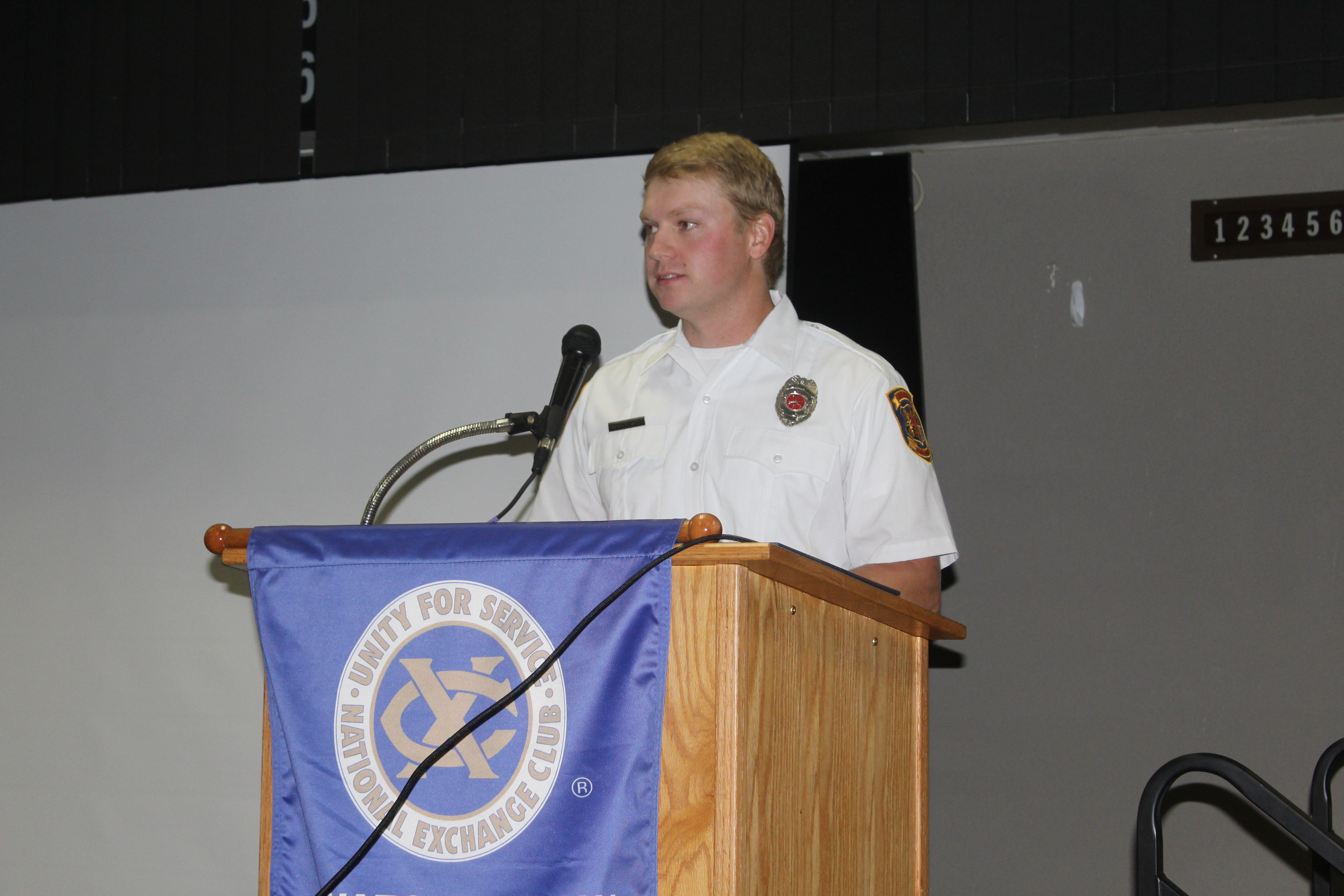 Firefighter of the year, Ben Staska