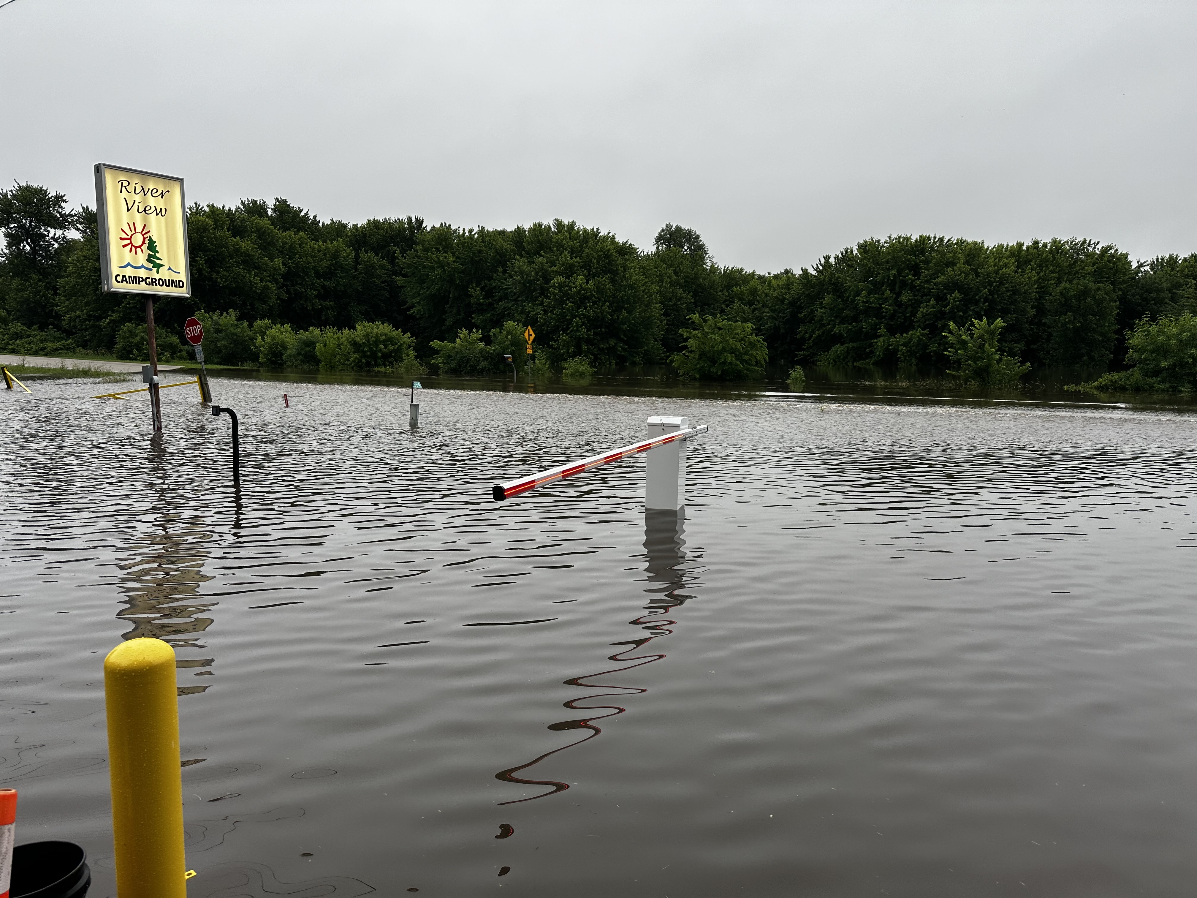 Riverview Campground, flooding, owatonna, closed
