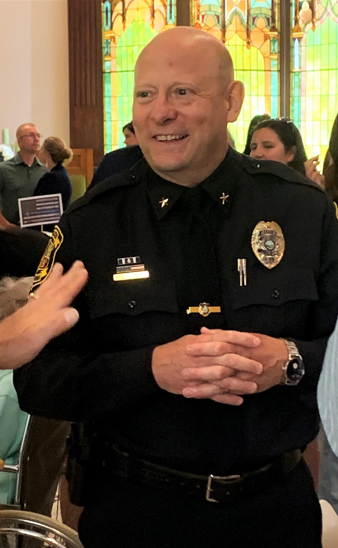 Chief Hiller retires, chief of police, owatonna, Steele County, Keith Hiller