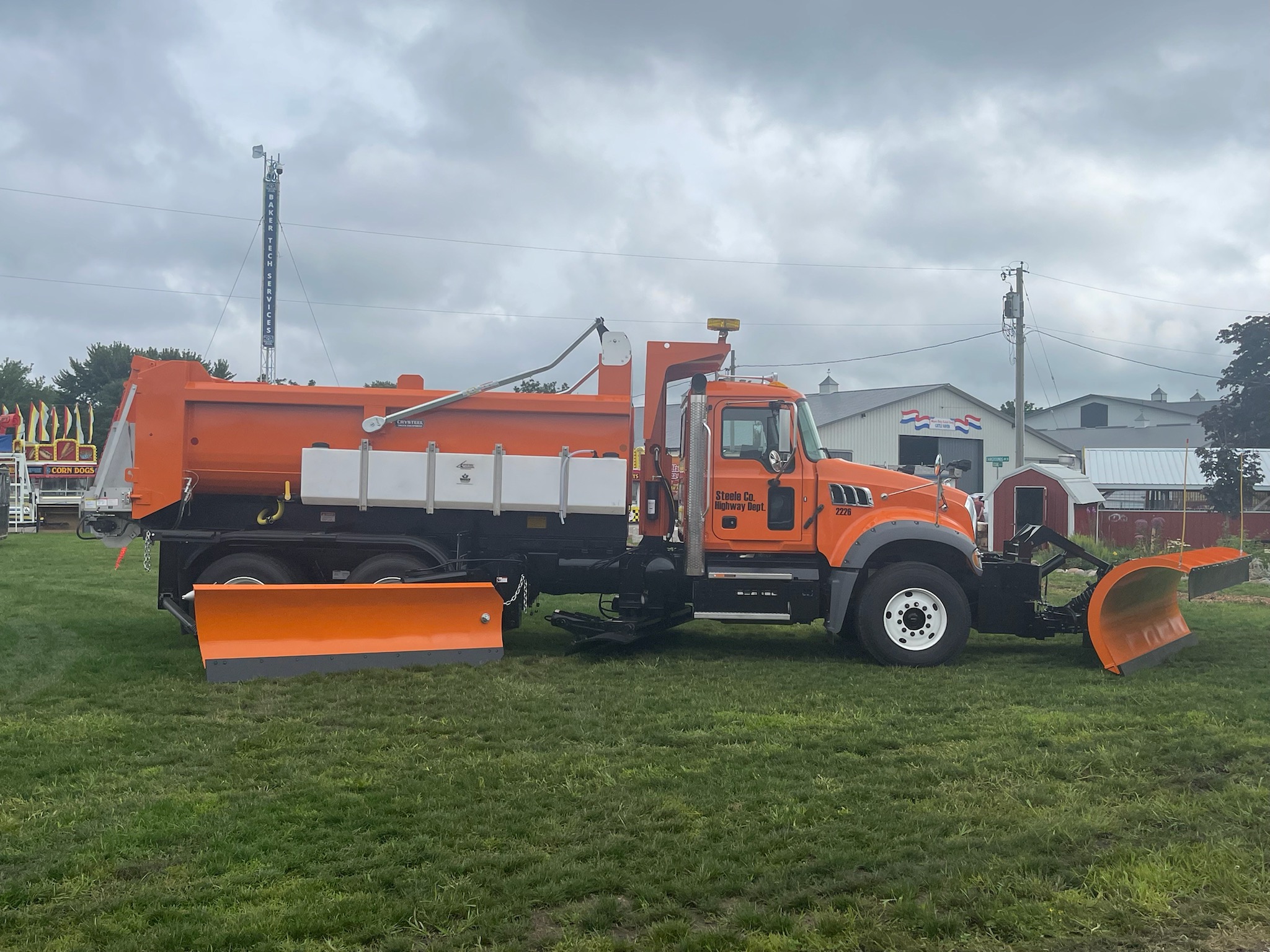 Name the snow plow, snow plow contest, steele county, steele county fair