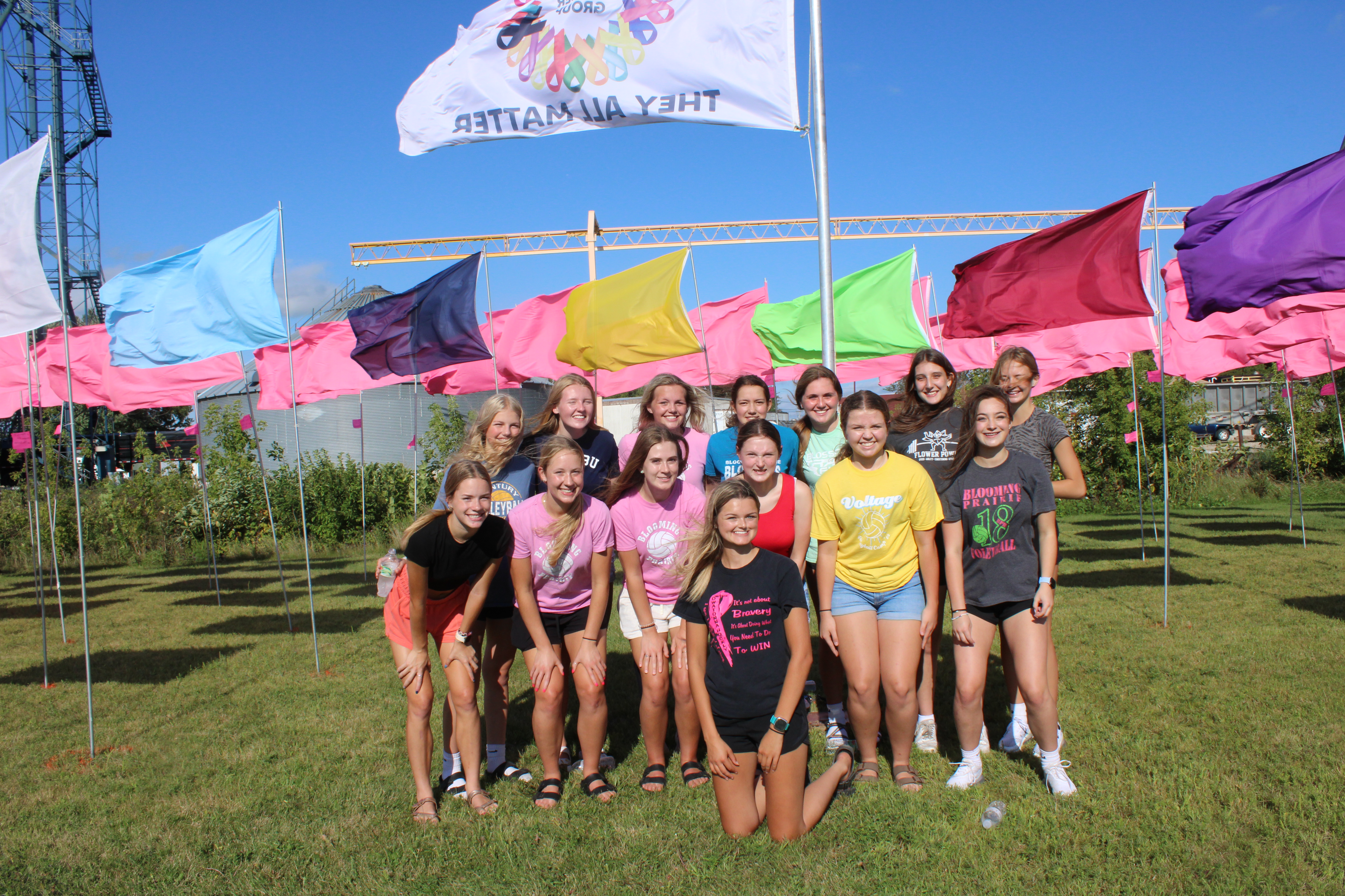 Blooming Prairie, MN, pink, paint the town