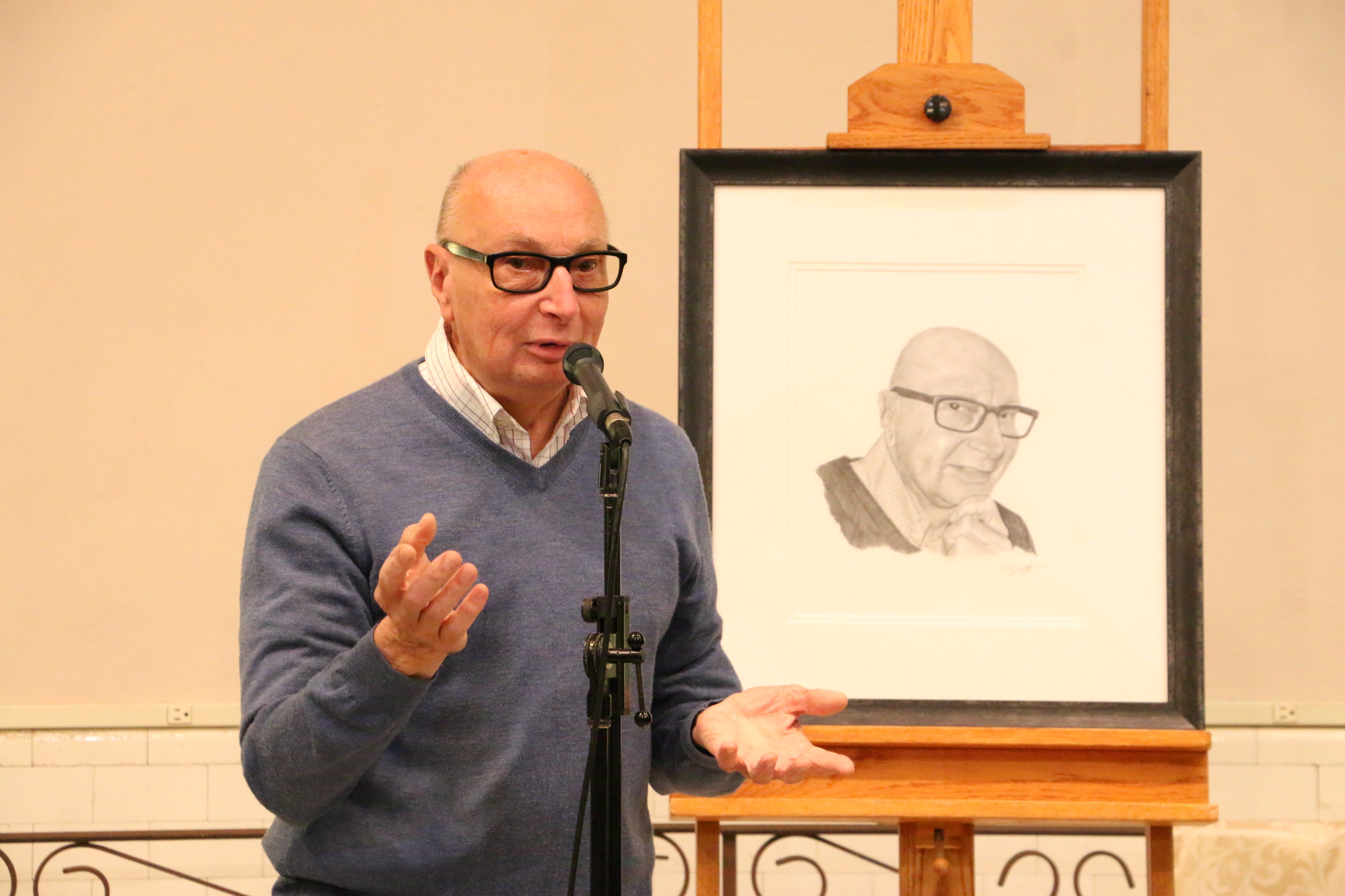 Silvan Durben, owatonna, portrait, arts center,