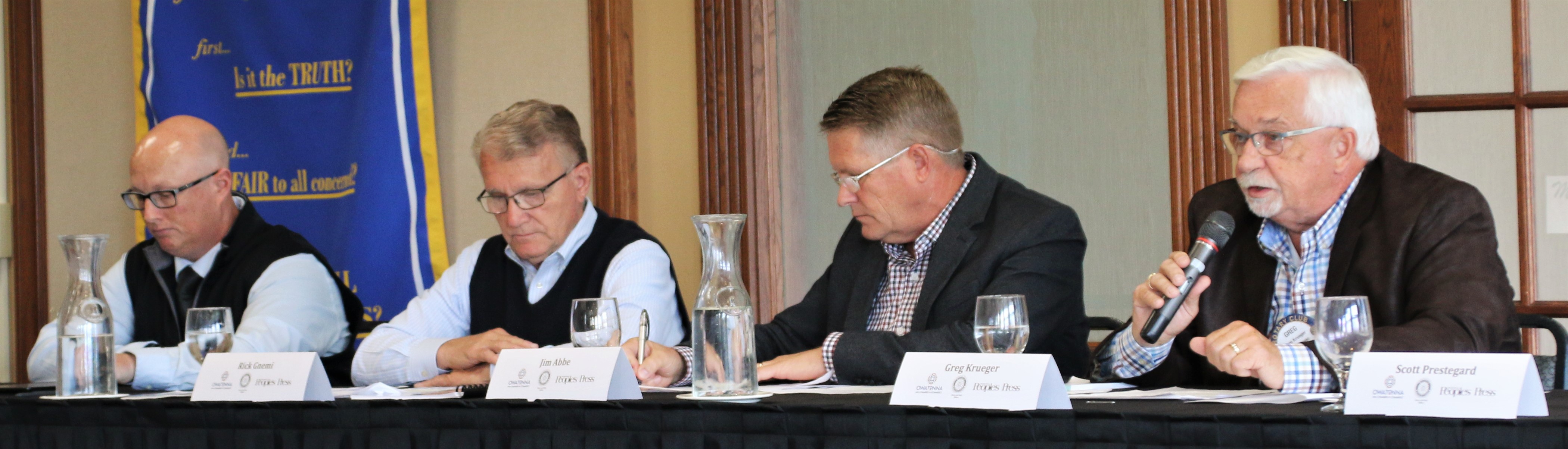 Josh Prokopec, Rick Gnemi, Jim Abbe, Greg Krueger, steele county, commissioner