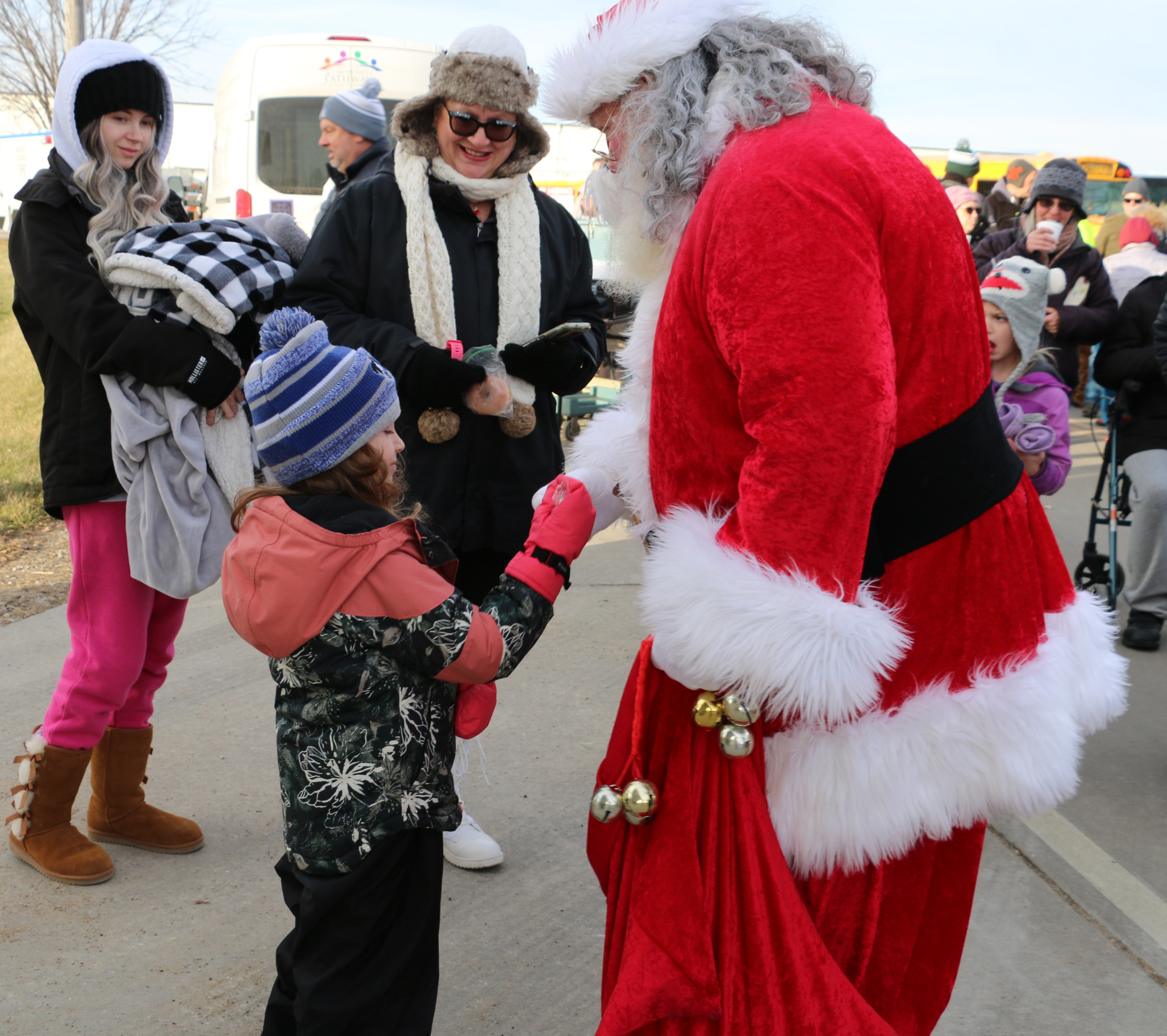 holiday train, owatonna, cpkc holiday train, santa, mn, 2023