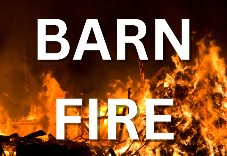 barn fire, owatonna, steele county, june, 2024