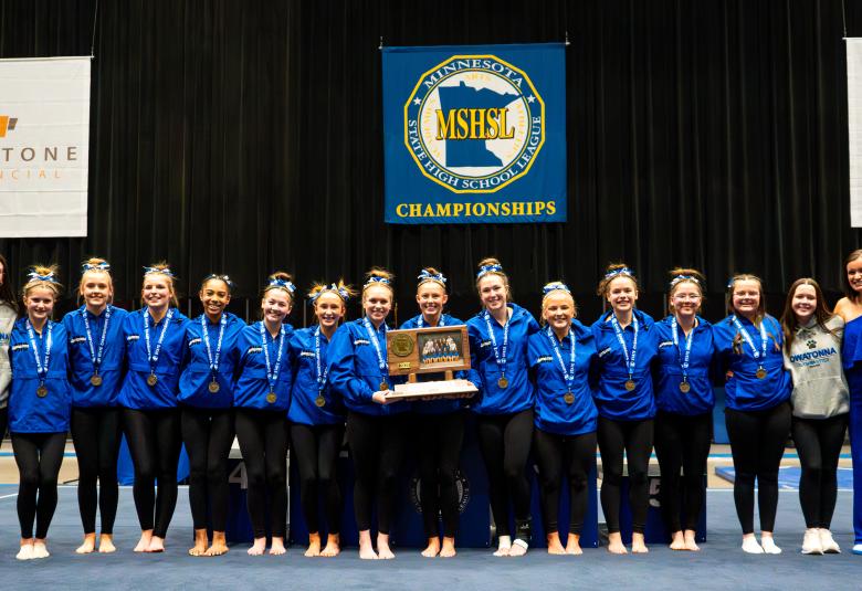 OHS gymnastics, state, 2025