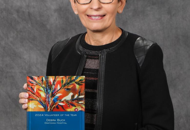 Deb Buck, owatonna, volunteer, minnesota hospital association
